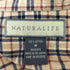 NATURALIFE コーデュロイチェックシャツ メンズ import:M