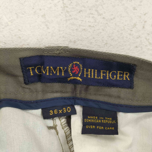 トミーヒルフィガー TOMMY HILFIGER 2タック ジップフライ チノパン メンズ 36×30
