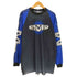 SMP CLOTHING 90S ロゴ グラフィック プリント バイカラー メッシュ ロンT カットソー メンズ
