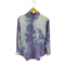 suku home ブリーチ加工 L/S レーヨン シャツ メンズ S