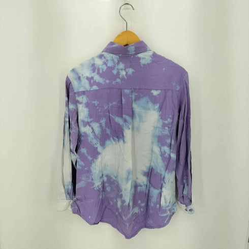 suku home ブリーチ加工 L/S レーヨン シャツ メンズ S