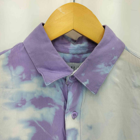 suku home ブリーチ加工 L/S レーヨン シャツ メンズ S