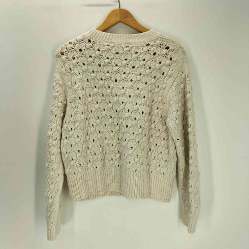 ザラ ZARA ローゲージ プルオーバー クルーネック ポップコーン ニット レディース import:S