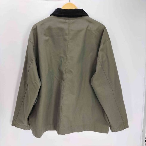 フリークスストア FREAKS STORE 21SS ビッグシルエット コーデュロイ襟 ワッペン アレンジ ショート ブルゾン ワーク ジャケット メンズ JPN:L