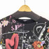 デシグアル Desigual Chicago グラフティデザイン シアー セカンドスキン クルーネック 半袖Tシャツ レディース M