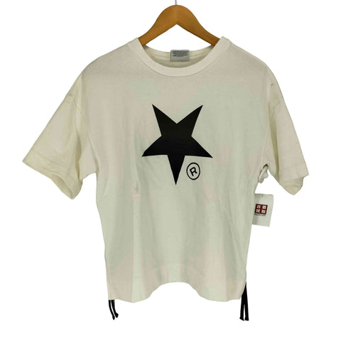 コンバーストウキョウ CONVERSE TOKYO ロゴプリント サイドジップ S/S Tシャツ レディース