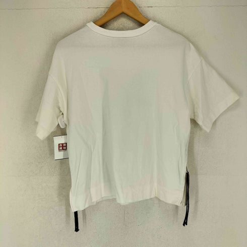 コンバーストウキョウ CONVERSE TOKYO ロゴプリント サイドジップ S/S Tシャツ レディース