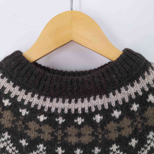 ウールリッチ WOOLRICH 70s made in British ノルディック柄 ニットセーター メンズ import:S
