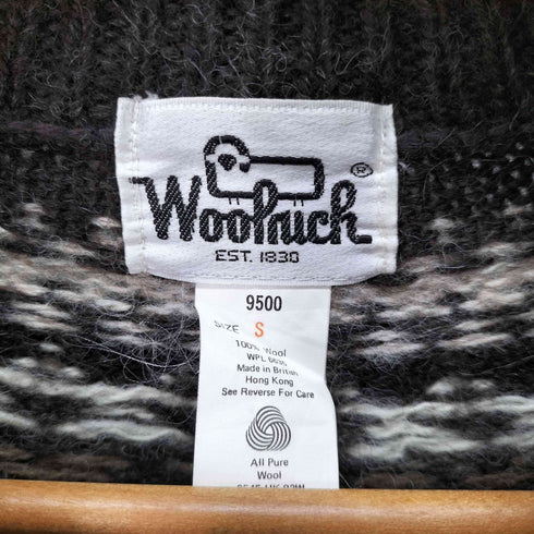 ウールリッチ WOOLRICH 70s made in British ノルディック柄 ニットセーター メンズ import:S