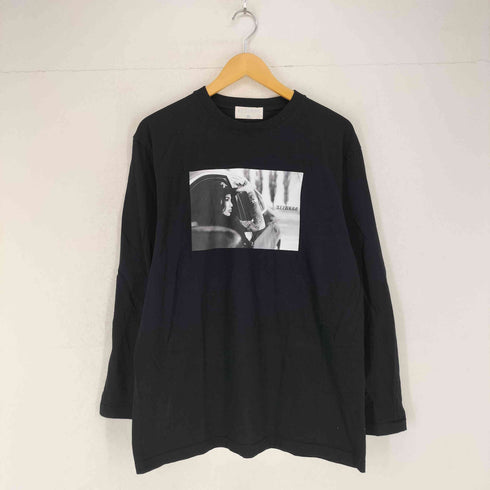 AZZURRO プリント長袖カットソー メンズ XL