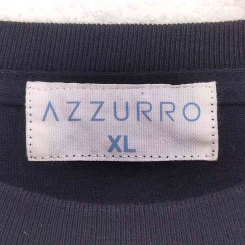 AZZURRO プリント長袖カットソー メンズ XL