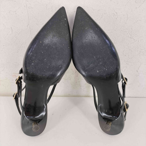 チャールズアンドキース CHARLES&KEITH バックルストラップ キトゥンヒールスリングバックパンプス レディース JPN:36