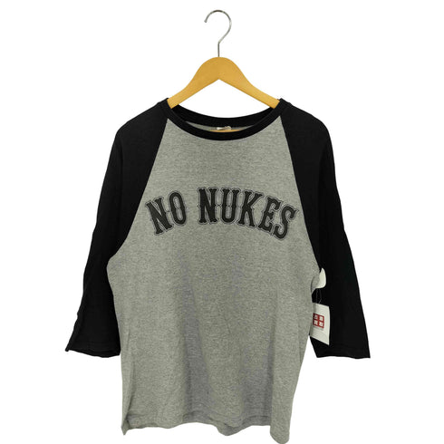 アンビル Anvil NO NUKES ラグランスリーブ クルーネックTシャツカットソー メンズ M