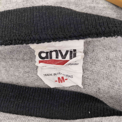アンビル Anvil NO NUKES ラグランスリーブ クルーネックTシャツカットソー メンズ M
