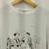 ユナイテッドアスレ UNITED ATHLE FUCK 0FF イラストデザイン クルーネック 半袖Tシャツ カットソー メンズ XL
