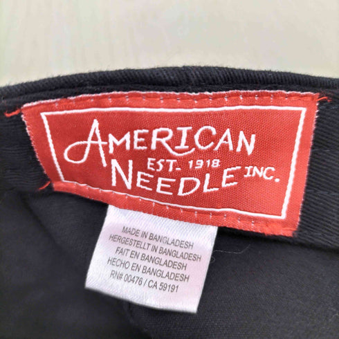 アメリカンニードル American Needle ロゴ刺繍6パネルベースボールキャップ メンズ