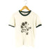 クロスアンドスティッチ CROSS&STITCH グラフィックプリント クルーネック 半袖リンガーTシャツ メンズ LARGE