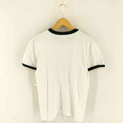 クロスアンドスティッチ CROSS&STITCH グラフィックプリント クルーネック 半袖リンガーTシャツ メンズ LARGE