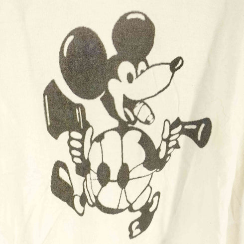 クロスアンドスティッチ CROSS&STITCH グラフィックプリント クルーネック 半袖リンガーTシャツ メンズ LARGE