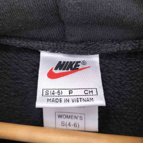 ナイキ NIKE 00s 銀タグ ワンポイント刺繍 プルオーバーパーカー レディース S