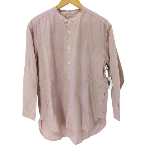 ナチュラルランドリー NATURAL LAUNDRY バンドカラー長袖シャツ レディース