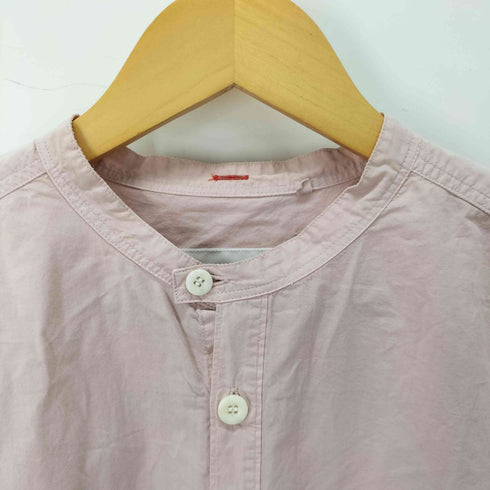 ナチュラルランドリー NATURAL LAUNDRY バンドカラー長袖シャツ レディース
