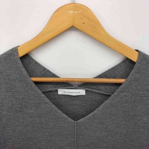 エムプルミエ M-PREMIER 24AW ニット ワンピース センターシーム レディース JPN:38