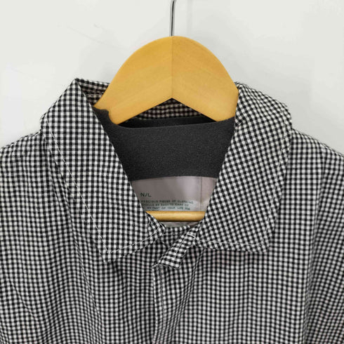 ナチュラルランドリー NATURAL LAUNDRY ダンプファーマーコート ギンガム レディース