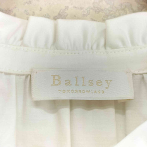 ボールジー BALLSEY ハイカウントサテン ティアードワンピース レディース 36