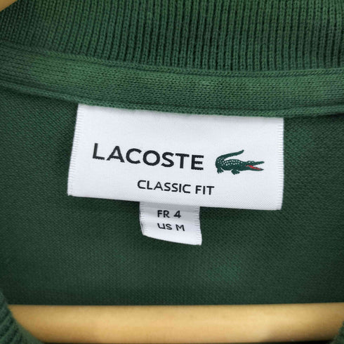 ラコステ LACOSTE CLASSIC FIT ワンポイント ロゴ刺繍 ポロシャツ メンズ import:M