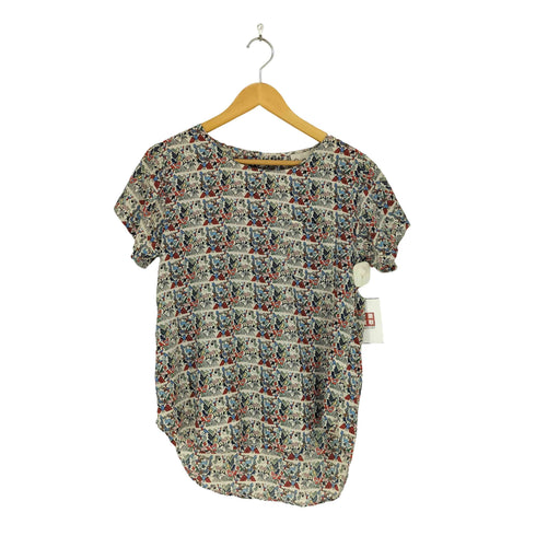 シーニューヨーク sea new york 総柄 1ポケット S/S シャツブラウス レディース US:4