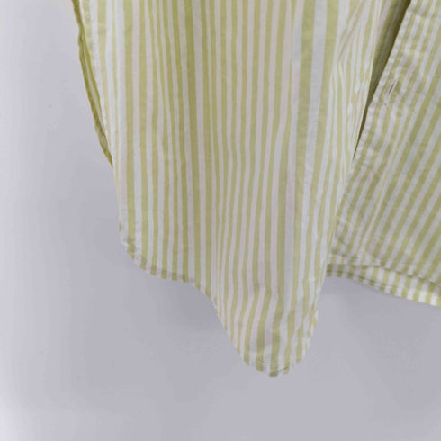 ナチュラルランドリー NATURAL LAUNDRY オーバーサイズバンドカラーストライプシャツ レディース