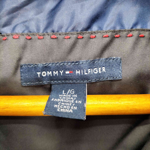 トミーヒルフィガー TOMMY HILFIGER ロゴ刺繍 ダウン ベスト レディース L/G