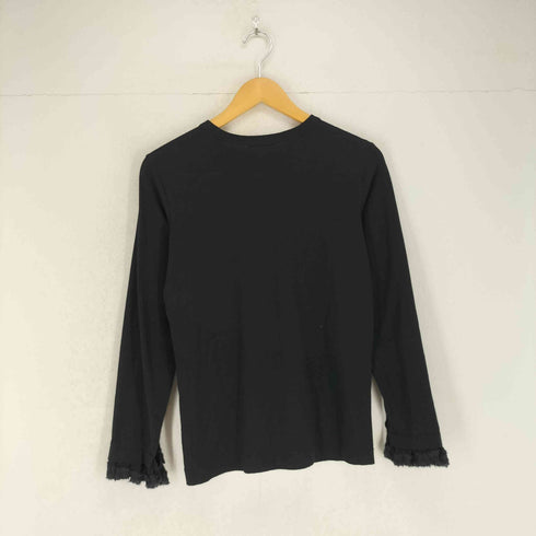 トリココムデギャルソン tricot COMME des GARCONS AD2019 19AW 袖レースレイヤード ウールトップス レディース M