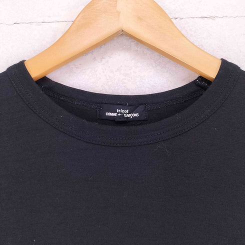 トリココムデギャルソン tricot COMME des GARCONS AD2019 19AW 袖レースレイヤード ウールトップス レディース M