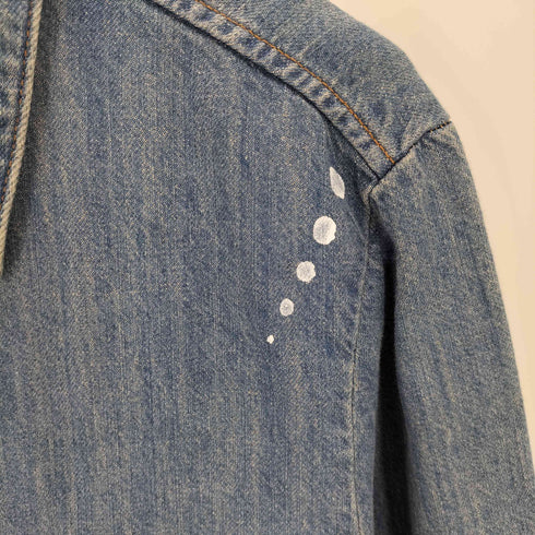 アーペーセー A.P.C. RTH ペンキ加工ユーティリティデニムジャケット メンズ import:XL
