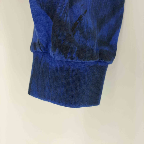 アディダス adidas 00s ダート加工 ワンポイント刺繍 クルーネックスウェット トレーナー メンズ 0