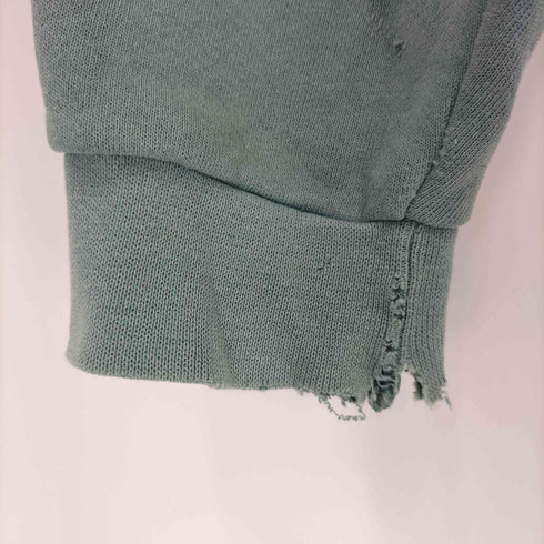 ナイキ NIKE 00s USA製 ワンポイントスウッシュ刺繍 クルーネックスウェット トレーナー メンズ L