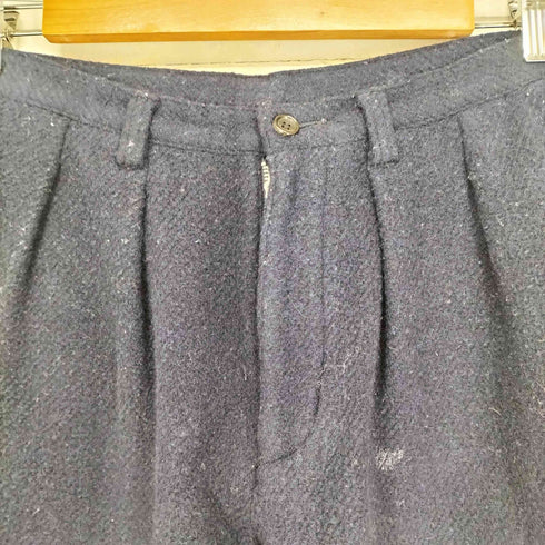 トリココムデギャルソン tricot COMME des GARCONS AD2017 17AW ウールナイロン 2タックパンツ レディース S