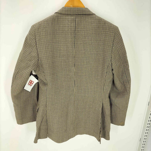 バーバリーズ BURBERRYS 80-90S OLD 千鳥格子 ウール シングルブレスト 2B テーラード ジャケット メンズ