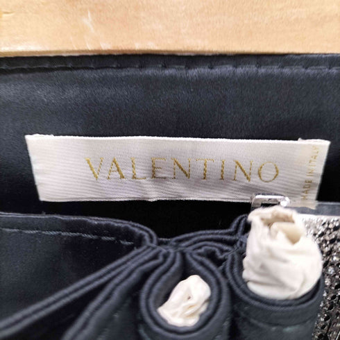 ヴァレンティノ Valentino イタリア製 ハイウエスト 切替 ベルト付き スラックス レディース