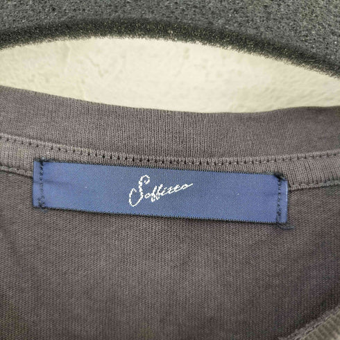 ソフィット Soffitto サイドスリット プリント Tシャツ レディース