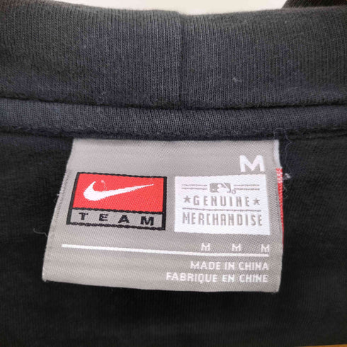 ナイキ NIKE 00s ORIOLES ロゴデザイン ジップアップ スウェット パーカー メンズ M