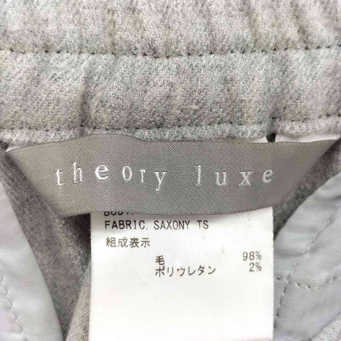 セオリーリュクス theory luxe SAXONY.SOFT FEBRI.G サクソニー ソフト フェブリ タック テーパード パンツ レディース JPN:40