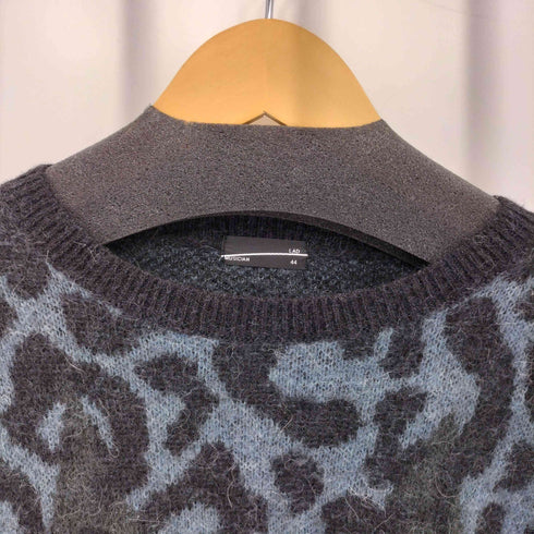 ラッドミュージシャン LAD MUSICIAN PULLOVER CREW NECK KNIT レオパードデザイン モヘア混 クルーネックニットセーター メンズ 44