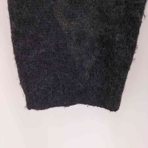 ラッドミュージシャン LAD MUSICIAN PULLOVER CREW NECK KNIT レオパードデザイン モヘア混 クルーネックニットセーター メンズ 44