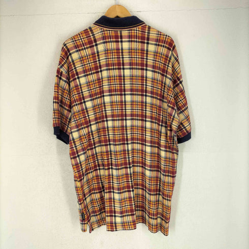 ドッカーズ DOCKERS チェック柄ポロシャツ MADE IN USA メンズ L