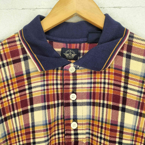 ドッカーズ DOCKERS チェック柄ポロシャツ MADE IN USA メンズ L