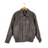 TRADY ファーライナー付き カウレザー ジップブルゾン メンズ import:XXL