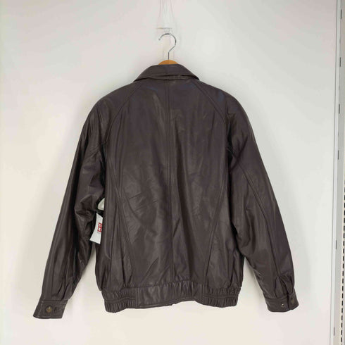 TRADY ファーライナー付き カウレザー ジップブルゾン メンズ import:XXL